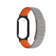 PC+Tempered Film Protective Case Silicone Magnetic Strap Smart Watch Band for Xiaomi Mi Band 7 / 7 NFC