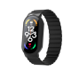 PC+Tempered Film Protective Case Silicone Magnetic Strap Smart Watch Band for Xiaomi Mi Band 7 / 7 NFC