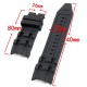 Replacement 220mm 26mm Black Rubber Watch Band Strap for Invicta Pro Diver