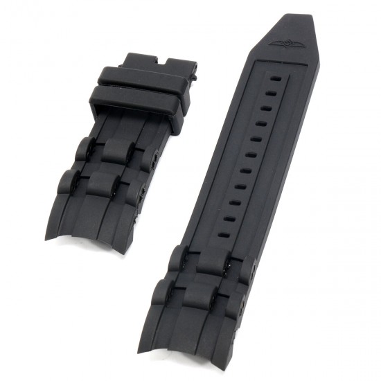 Replacement 220mm 26mm Black Rubber Watch Band Strap for Invicta Pro Diver