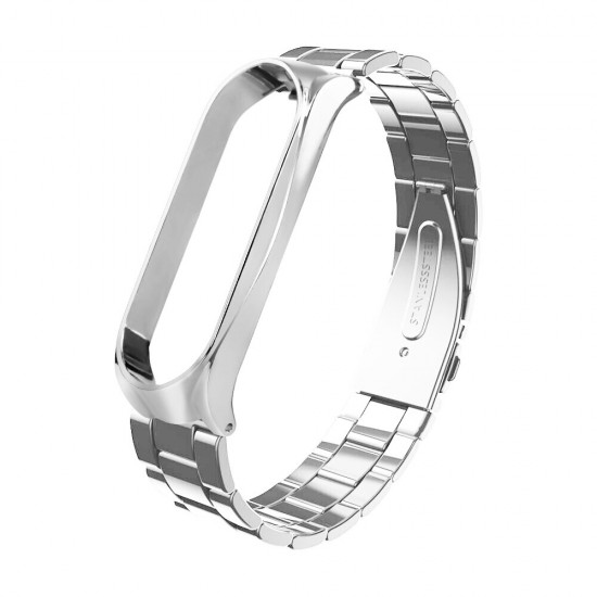 Stainless Steel Replacement Strap Smart Watch Band for Xiaomi Mi Band 7