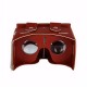 TOCHIC Leather 3D VR Glasses Virtual Reality Games Movies Device For 4.0-inch to 5.5-inch Smartphone