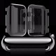 Transparent Clear Thin Hard Clip On Case Cover Screen Protector For 38/42mm Apple Watch 1