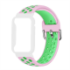 Two-color Stomatal Silicone Replacement Strap Smart Watch Band Watch Case Cover for Xiaomi Mi Band 7 Pro