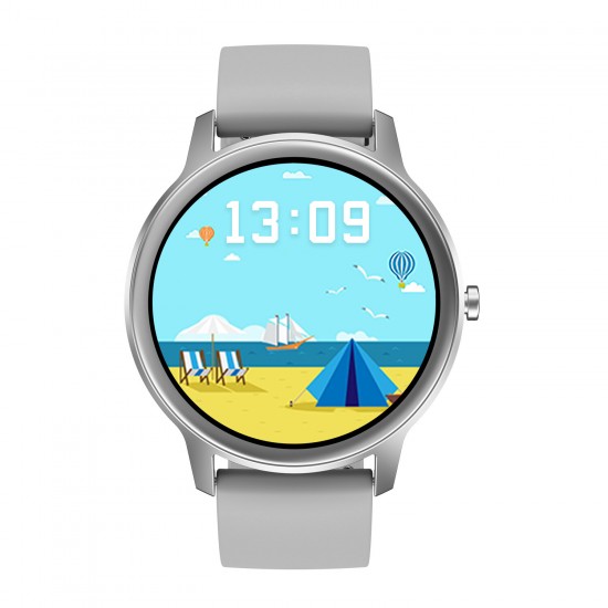 DT56 Full-round Touch Screen Heart Rate Blood Pressure SpO2 Monitor Multiple Dials Camera Music Control Ultra-light Smart Watch