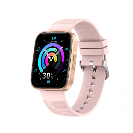 KT58S Ultra-Thin 1.69 inch IPS Full Touch Screen Heart Rate Blood Pressure SpO2 Monitor Multi-Sport Modes Menstruation Cycle Tracker IP67 Waterproof Smart Watch