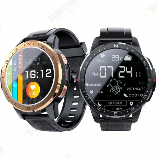 7 1.6 inch 400*400 Pixels Full Touch Screen 4G+128G Phone Watch Camera GPS+GO WIFI Dual Health Monitor Multi-Dials 1000mAh Android 9.1 2G/ 4G Smart Watch