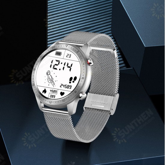 [bluetooth Calling] MX13 1.3 inch IPS Touch Screen Heart Rate Blood Pressure Oxygen Monitor Music Playback 45 Days Long Standby BT5.0 Smart Watch