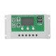 10A/20A/30A 12V/24V Auto Solar Charge Controller Dual USB Solar Panel Regulator