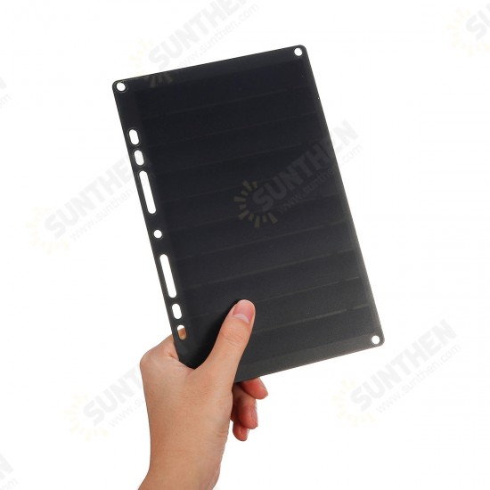 10W 6V 1.7A USB Solar Panel Solar Power Bank W/ Ring Binder Eyelet