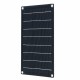 10W Waterproof Solar Panel Matte Texture Car Emergency Charger WIth 4 Protective Corners USB+DC