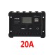 12V/24V Display PWM Solar Controller 10-30A Solar Charge Controller Dual USB IP30 Waterproof