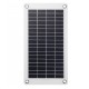 12W 18V/5V Semi-flexible Solar Panel Charger DC Output Battery Mobile Phone Charger Dual USB