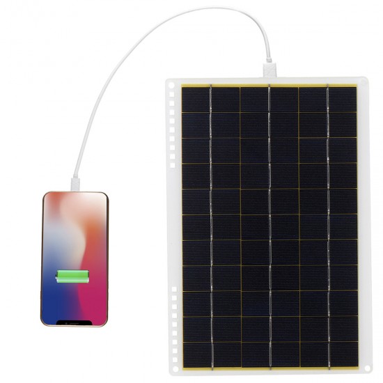 15W Solar Panel 12V Polycrystalline Solar Panel Fast Outdoor Emergency Charging