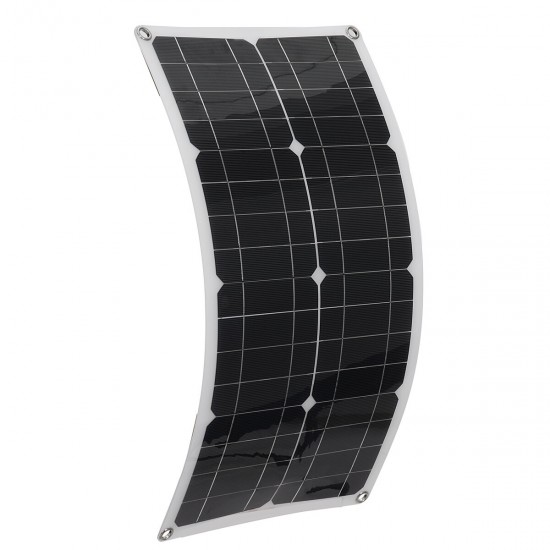 18V 25W Semi-flexible Solar Panel for Outdoor Power Generation System Parking Shed Electric Car