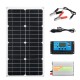 18V Solar Power System Solar Panel Battery Charger 300W Inverter 10A Controller Kit