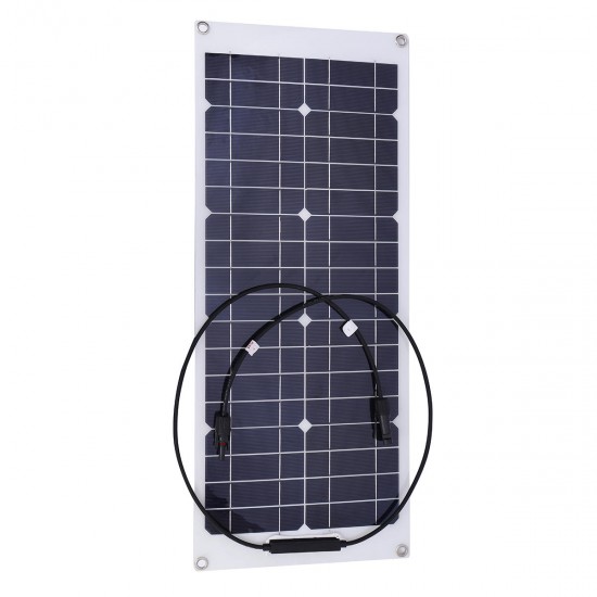 20W 18V Monocrystalline Solar Panel For Motorhome Boat Connector Waterproof Power Solar Panel