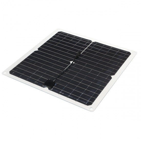 20W 18V Solar Panel Kit Monocrystalline Solar Power Panel for Car Yacht RV Boat Moblie Phone Battery Charger