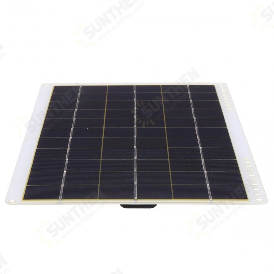 20W 18V USB Solar Panel Kit Portable Boat RV Car Caravan Outdoor Camping Charger