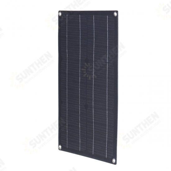 20W ETFE Solar Panel Field Vehicles Emergency Charger With 4 Protective Corners Single USB+DC