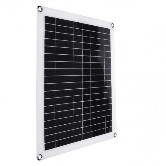 20W Portable Solar Panel Kit Dual USB Polycrystalline Silicon Cell Solar Panel