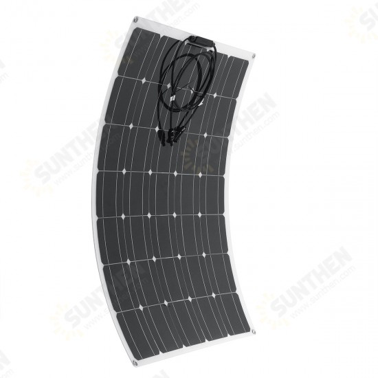 21V 120W Flexible Solar Panel Mono Caravan Boat Camping Home Battery Charge