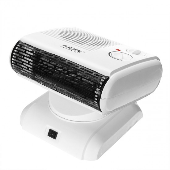 220V 500W Electric Heater Fan Energy Saving Mini Desktop Warm Air Conditioning Home Office