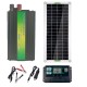 220V Solar Power System 30W Solar Panel 1000W Inverter 100A Controller Kit Solar Panel Battery Charger