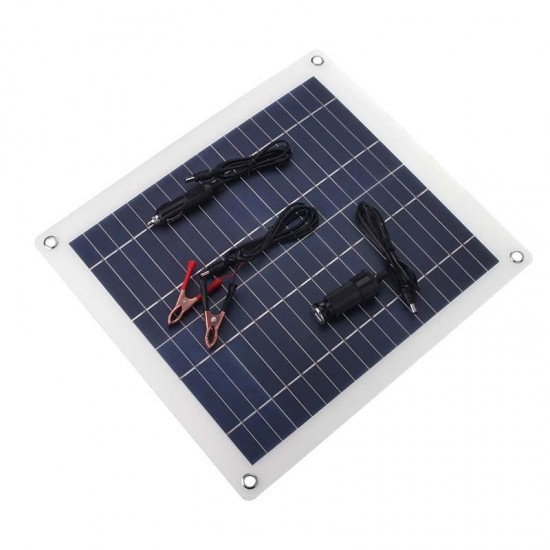 23W Polysilicon Solar Panels Semi-soft Polysilicon Solar Panel for Outdoor Semi-flexible Solar Powered Panel