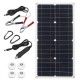 25W 18V Mono Solar Panel Dual USB 12V/5V DC Monocrystalline Flexible Solar Charger For Car RV Boat Battery Charger Waterproof