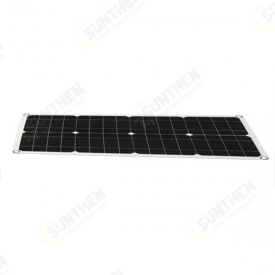 25W 18V Mono Solar Panel Single USB 12V/5V DC Monocrystalline Flexible Solar Charger For Car RV Boat Battery Charger Waterproof