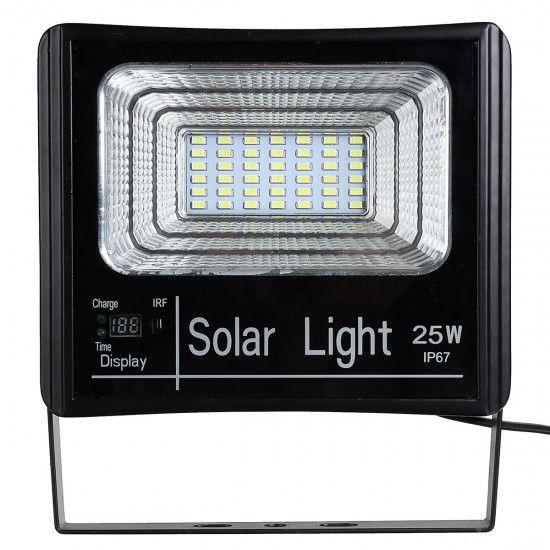 25W 42 LED Solar Power Light Dusk-to-Dawn Sensor Floodlight Outdoor Security Lamp