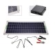 25W Portable Solar Panel Battery Charger USB Kit Complete Solar Cell Smart Phone Flexible Power Bank Camping Car Charging