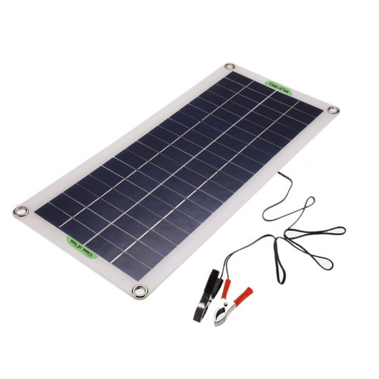25W Portable Solar Panel Battery Charger USB Kit Complete Solar Cell Smart Phone Flexible Power Bank Camping Car Charging