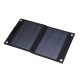 25W Sun-Power Foldable Solar Panel Polycrystalline Battery Power Car Charger 18V/5V Dual USB Output