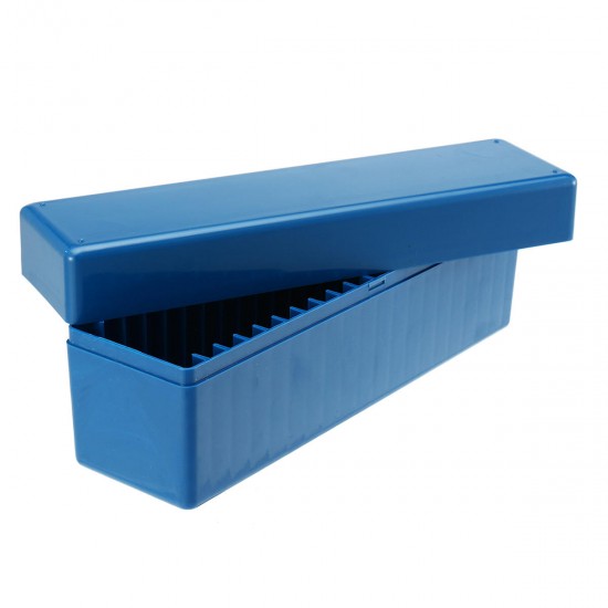 25x9x7cm Blue Storage Tool Box Case Holds 20 Individual Certified PCGS NGC ICG Coin Holders