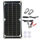 40W Flexible Monocrystalline Solar Panel 18V Battery Charger Kit For Car Van