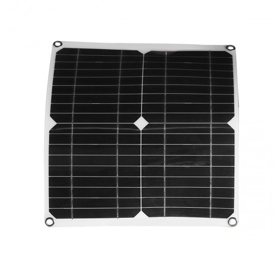 40W Portable Solar Panel Kit Battery Charger Controller Waterproof For Camping Traveling