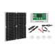 40W Solar Panel Dual USB 30A Controller Solar Cell for Yacht RV Battery Charger