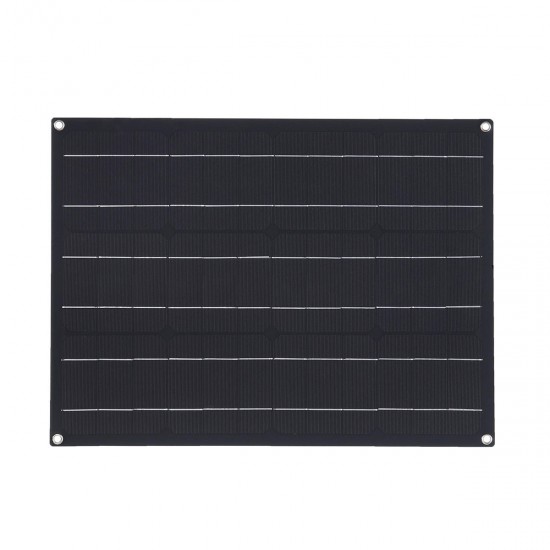 40W Solar Panel Matte Texture Car Emergency Charger WIth 4 Protective Corners Dual USB+DC