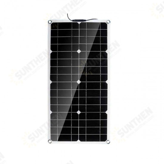 40W Solar Panel Solar Power Panels MC4 Line Cable with 30A Solar Charge Controller