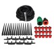 47PCS Drip Irrigation Greenhouse Garden Plant Watering System Hose Kits Adjusted