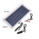 50W Dual USB 12V/5V Solar Panel with Car Charger 10/20/30/40/50A USB Solar Charger Controller for Outdoor Camping LED Light