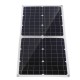 50W Foldable Solar Panel Solar 100A Controller for Car Van Boat Caravan Camper Trickle Battery Charger