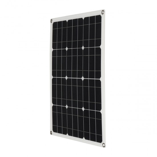 50W Solar Panel Kit Solar Controller 4*3 Monocrystalline Solar Panel Solar Charge Controller Solar Panel Controller