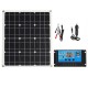 50W Solar Panel Kit Solar Controller 4*3 Monocrystalline Solar Panel Solar Charge Controller Solar Panel Controller