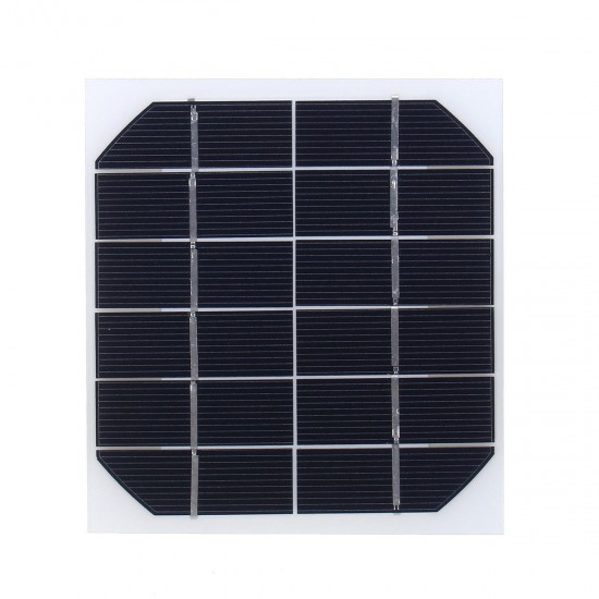 5Pcs 6V 350MA Monocrystalline 2W Mini Solar Panel Photovoltaic Panel