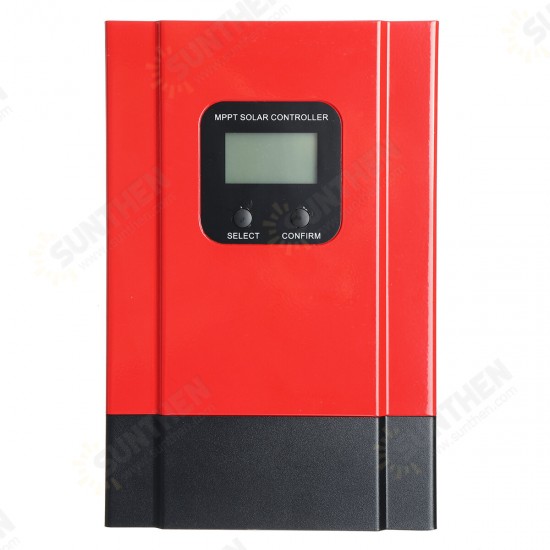 60A LCD MPPT Solar Charge Controller 12V/24V/36V/48V Solar Panel Battery Regulator Max 150V DC Input