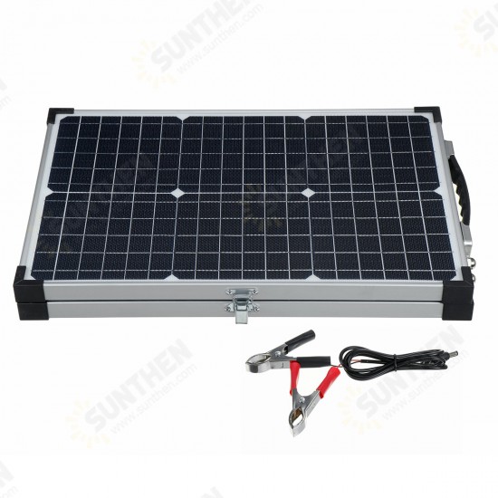 60W ETFE Solar Panel with USB Type-C DC interface with clips