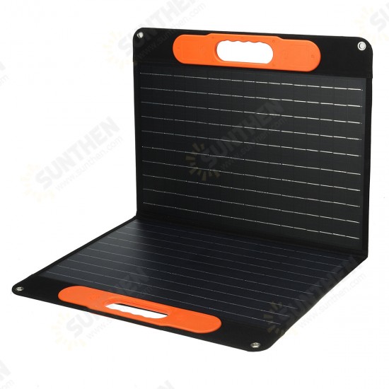 60W Solar Panel Portable Foldable Solar Charger 4in1 Jack for Summer Camping Van RV